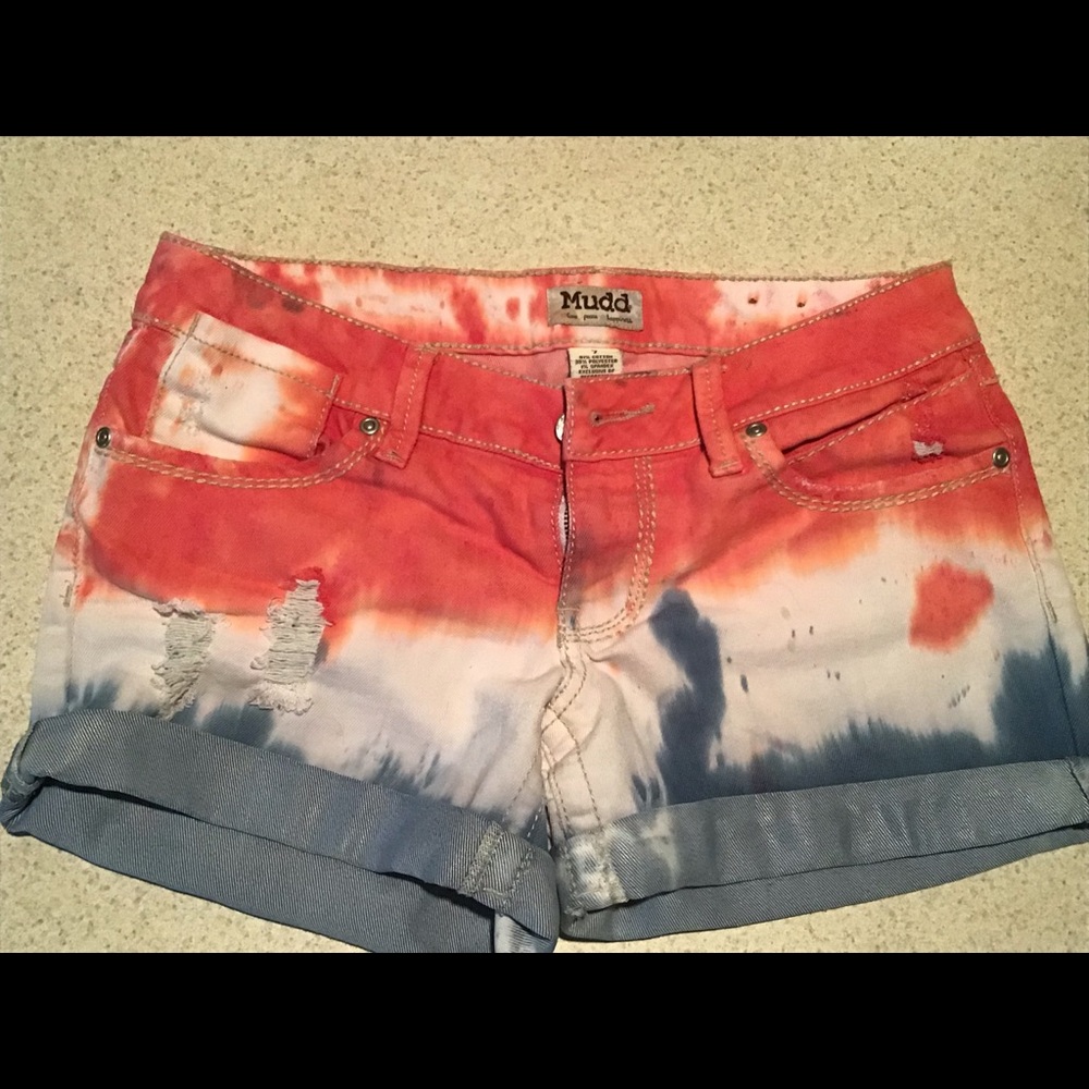 Mudd Red white blue shorts.